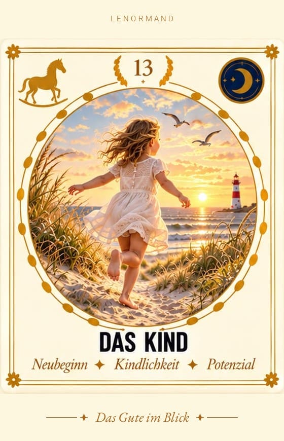 Lenormand-Karte 13 Das Kind – Bedeutung