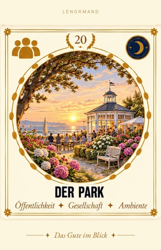 Lenormand-Karte 20 Der Park – Bedeutung