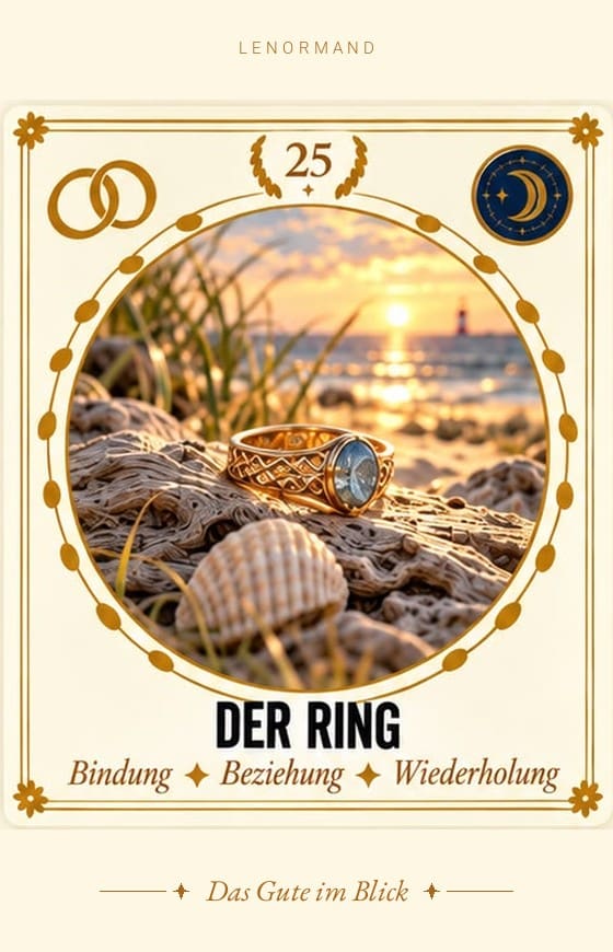 Lenormand-Karte 25 Der Ring – Bedeutung