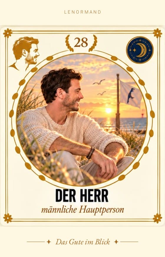 Lenormand-Karte 28 Der Herr – Bedeutung
